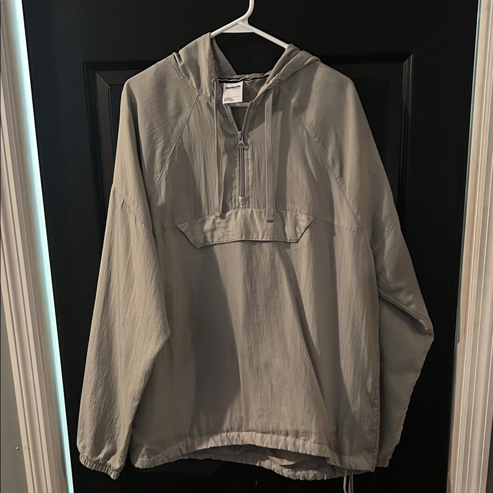Reebok Light Gray Hooded Jacket